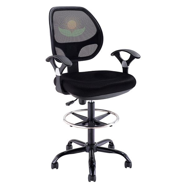 Silla de Cajero de Malla con brazos