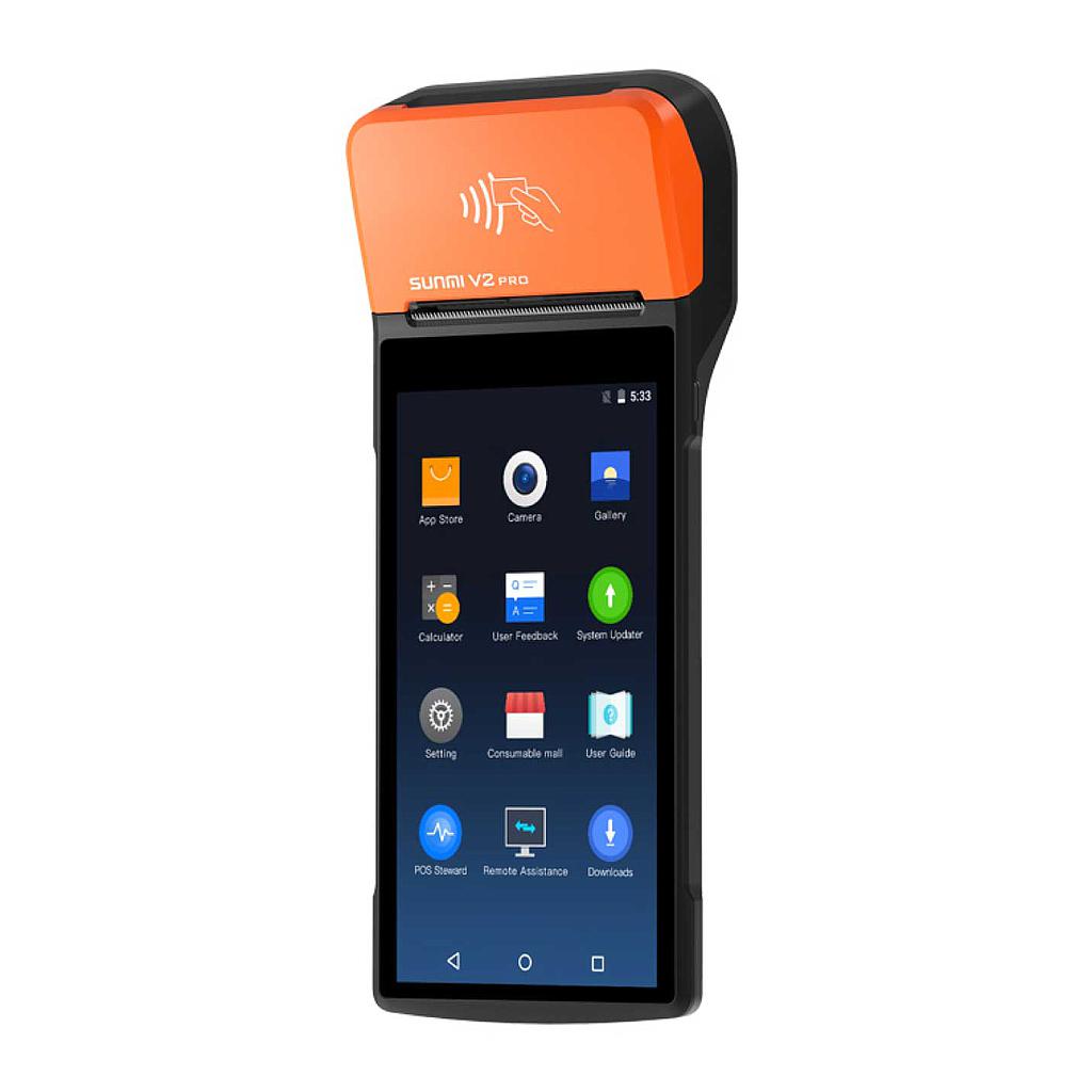 Impresora SUNMI V2Pro Movil WiFi /2GB RAM /16GB / Pantalla 5.45" / Lector de Tarjeta NFC
