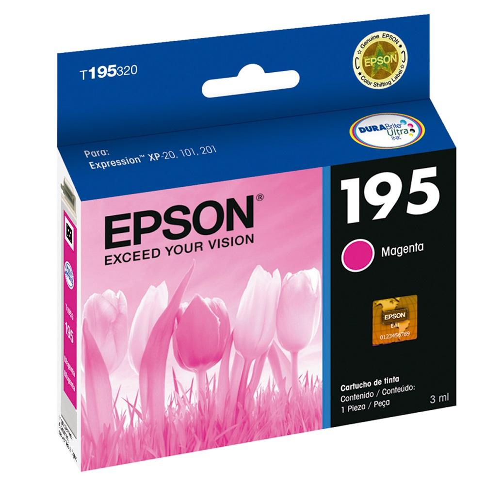 Cartucho EPSON T195 Magenta para EPSON XP101,XP201,XP211