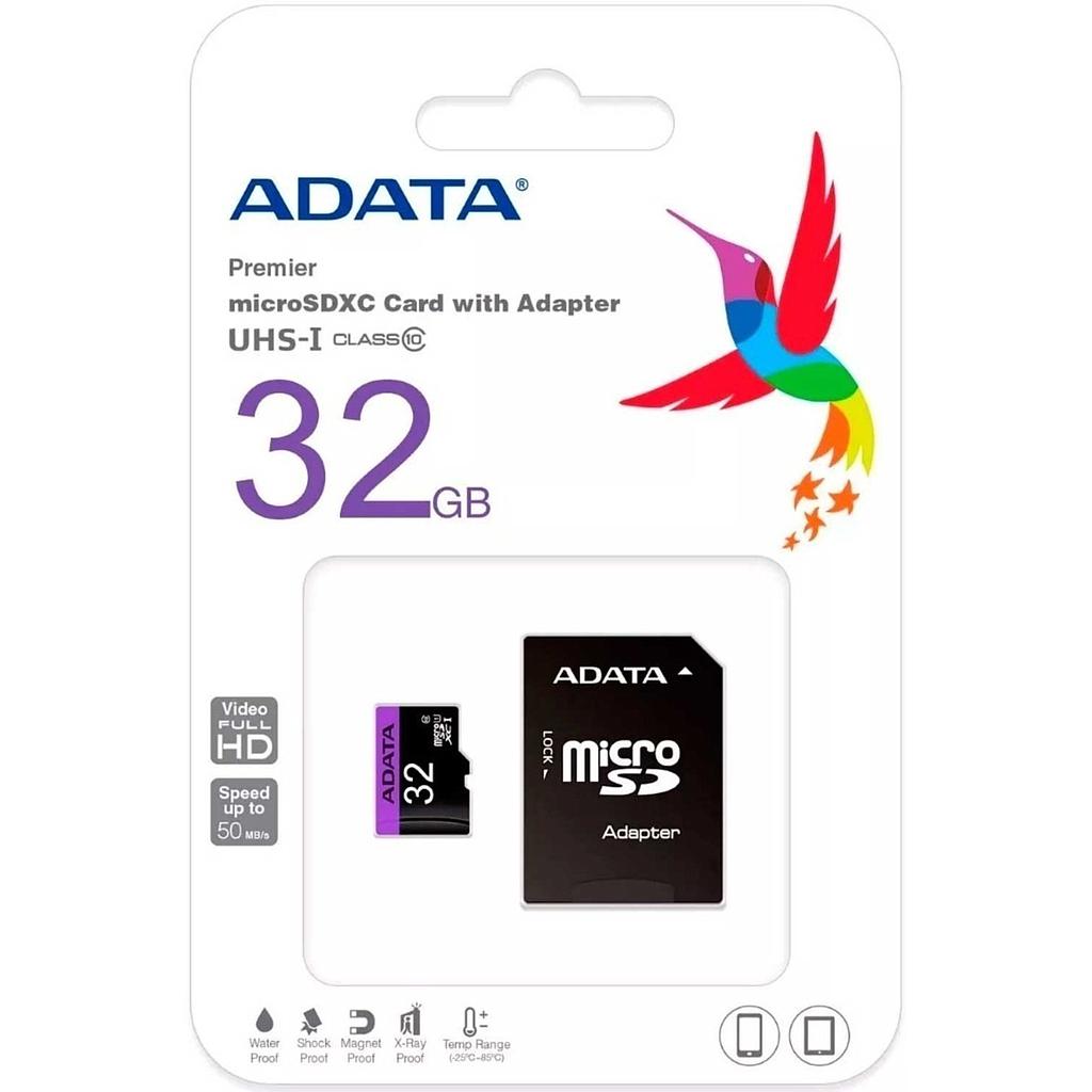 Memoria Micro SD ADATA 32GB Clase 10