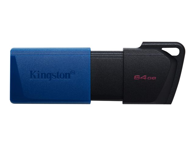 Memoria USB KINGSTON 64GB EXODIA Negro/Azul