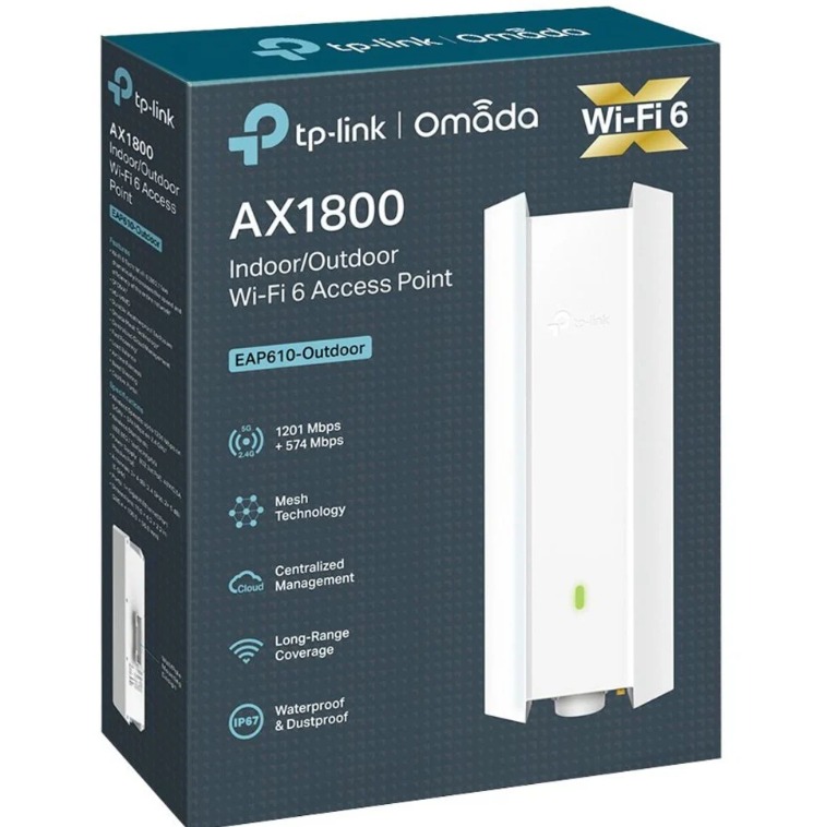 Punto de Acceso TP-LINK AX1800 Wi-Fi 6 Interior/Exterior
