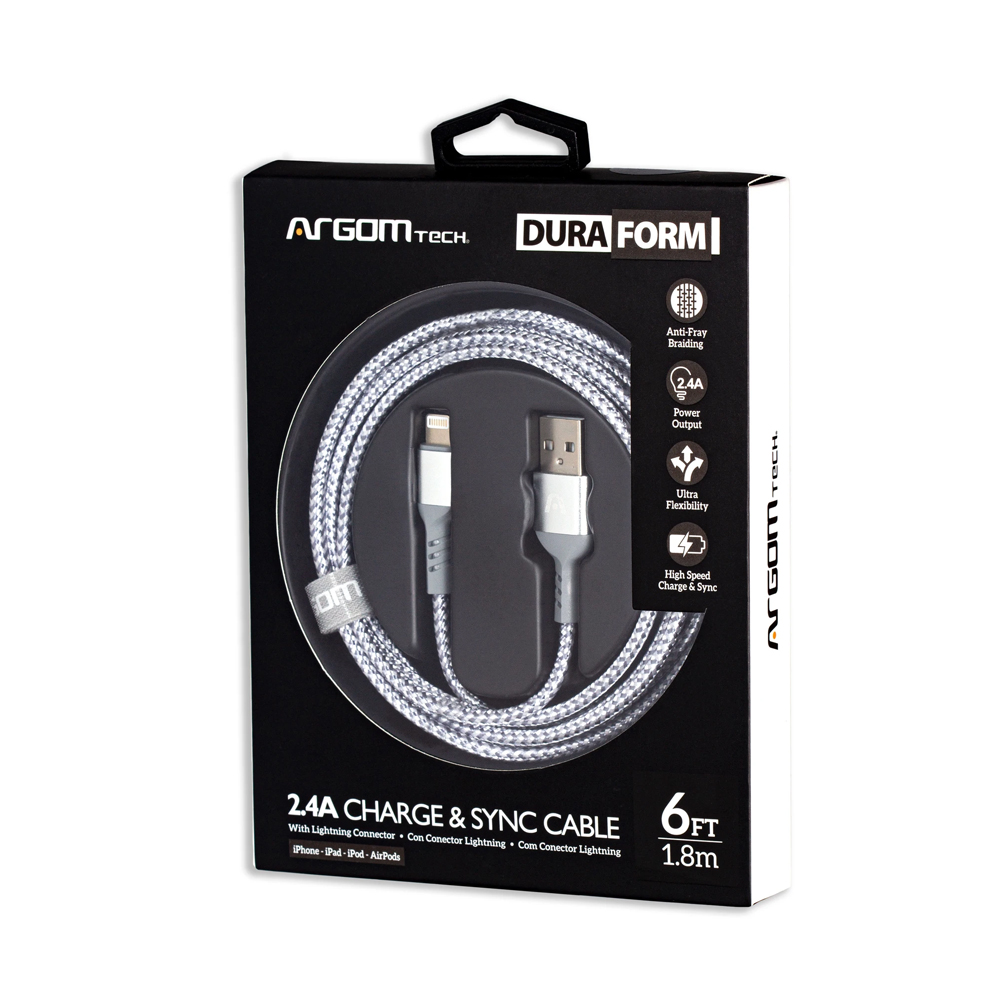 Cable Argom DURA FORM Lightning 1.8 Metros