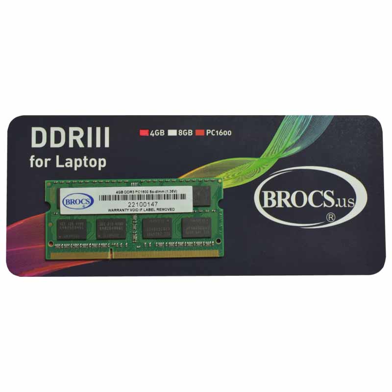 Memoria RAM BROCS DDR3 4 GB 1600MHz SODIMM