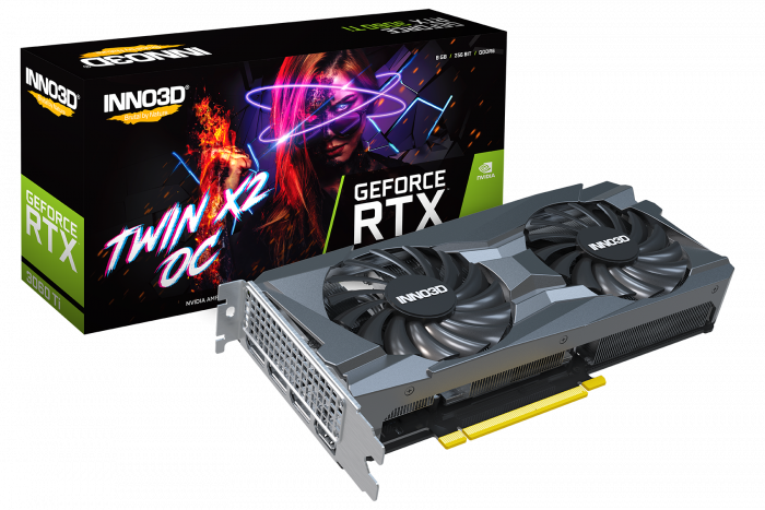 Tarjeta de Video INNOVISION GeForce RTX 3060 8GB TWIN X2 OC