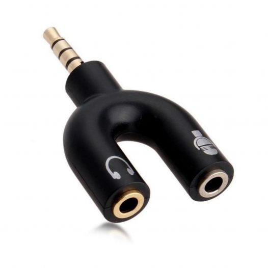 Adaptador  E-Touch Audio y Microfono plug 3.5mm