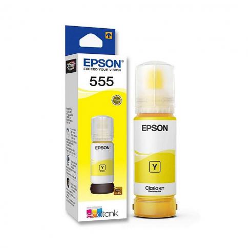 Tinta EPSON T555 Amarillo