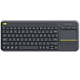 Teclado LogiTech con Touchpad K400Plus Español